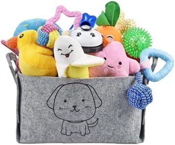 Ousiya 21 Pack Puppy Toys Set, Small Dog Toys Puppy Teething Toys with A Storage Box, Puppy Rope Toy Puppy Chew Toy Dog Toys for Small and Medium Dogs Playing and Training