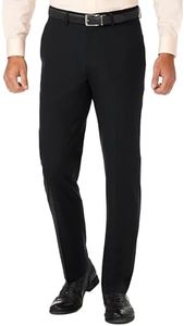 Haggar Men's J.M.H. Premium Dress Pant - Slim Fit, Black, 32x30