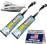 [Black] 3oz Marine Adhesive Sealant 5200 Fast Cure - Permanent, Watertight Bonding and Sealing - UV Resistant, Above & Below Waterline- for Boats, Hulls, Decks & RVs,Pond Sealant