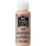 FolkArt, Pueblo Assorted Acrylic 2 fl oz / 59ml Terra Cotta Paint For Easy To Apply DIY Crafts, Art Supplies With A Textured Finish, 7018