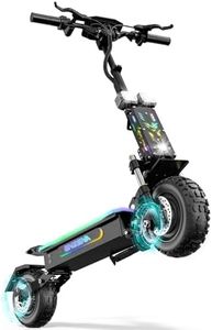 Joyful Rider Electric Scooters Adults- 5600W Dual Motor, 45 MPH Fast Escooter 55 Miles Long Range Battery E Scooter for Adults, 11 Inches Off Road Tires Foldable E-Scooters Black