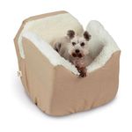 SNOOZER PET Products Lookout 1 Dog CAR SEAT, Birch Diamond, Small