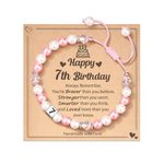 FYUKISS 7 Year Old Girl Birthday Gifts, Birthday Gifts for 7 Year Old Girls Jewelry Bracelets Gift