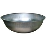 HOT LIFE Galvanized Iron Metal Ghamela for Gardening, Farming, Agriculture, Construction, General Purpose Use (Diameter 16 Inch)