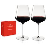 Spiegelau Definition Bordeaux Wine Glasses, European-Made Lead-Free Crystal, Dishwasher Safe, Set of 2, 26 Ounces