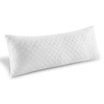 Oubonun Premium Adjustable Loft Quilted Body Pillows - Hypoallergenic Fluffy Pillow - Quality Plush Pillow - Down Alternative Pillow - Head Support Pillow - 21"x54"