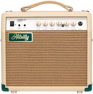 20 Watt Guitar Amplifier Retro 20- Compact and Powerful Amp for Professional Performances and Practice Session (White)