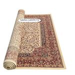 Sara Carpets Kashmiri Traditional Persian Design Carpet for Your Living Room and Bedroom and for Hall Size 5 X 7 Feet (60x180 cm) Beige B1