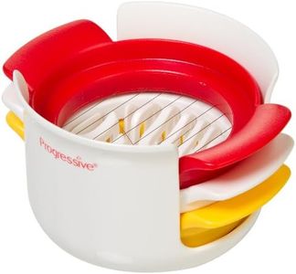 Prepworks by Progressive Compact Egg Slicer,white, red and yellow