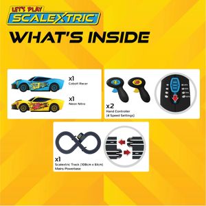 Scalextric My First Racing Set – Kids Slot Car Track Toy