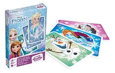 Shuffle Disney Frozen - Pairs and Old Maid Playing Cards, Suitable For Playing Snap, 1 Deck, Great Gift For Kids Aged 3+