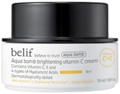 belif Aqua Bomb Vitamin C Face Cream Moisturizer, Infused with Hyaluronic Acid, Vitamin C & Vitamin E, Intense Hydration, For All Skin Types, Korean Skin Care