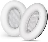 Replacement Ear-Pads Cushions for Bose QuietComfort-35 (QC-35) and QuietComfort-35 II (QC-35 II) Over-Ear Headphones (White)