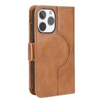 SaharaCase - Leather Folio Wallet Case with MagSafe Compatible for Apple iPhone 15 Pro Max 6.7-inch Display (2023) [Shockproof Bumper] Rugged Protection Anti-Slip Grip Slim Fit Kickstand (Brown)