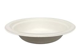 Bagasse 12oz/340ml Round Bowl | Eco-Friendly | Microwavable | 6" 15cm | Pack of 50