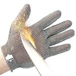 Schwer Highest Level Cut Resistant Stainless Steel Metal Mesh Chainmail Glove for Meat Cutting Butcher Glove