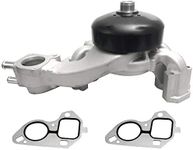 MYSMOT Water Pump w/Gasket Compatible with CHEVROLET Avalanche/Express/Silverado/Colorado/Suburban/Tahoe,GMC Envoy/Savana/Sierra/Yukon,BUICK, CADILLAC,Hummer,SAAB,ISUZU 252-901,19253263