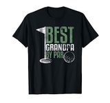 Best Grandpa By Par Father's Day Golf Grandad Golfing Gift T-Shirt