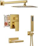 Holispa Gold Shower System with Tub