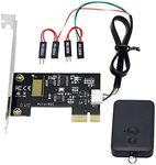 CERRXIAN PCIe Wireless Computer Remote Control Switch, 2.4G Wireless Remote Computer Power/Reset Switch Control