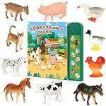 DOMNIU Farm Animals Figures Toys wi