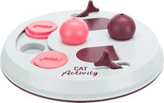 TRIXIE Cat Activity Flip Board, Strategy Game for Mental Stimulation, Interactive Play for Cats, Treat Dispenser, Cat Toy