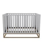 Little Seeds Haven 3-in-1 Convertible Crib, Dove Gray