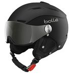 Bollé - BACKLINE VISOR Black Silver Matte - Silver Gun M 56-58cm, Ski Helmet, Medium, Unisex Adult