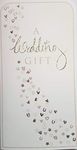 Wedding Wallet Money Gift Voucher Card Horseshoe and Hearts Design