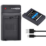 PowerTrust PSP-110 PSP-1000 Battery with Charger for Sony PSP 1000, PSP 1003, PSP 1004 PSP Fat (1001, 1002, 1005, 1006, 1007, 1008, 1010) Console