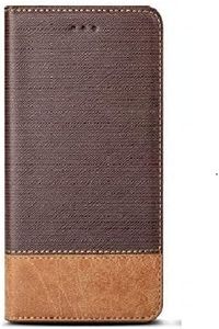 TROUNCE Elegant Series Case Shock Proof Leather Finish Flip Cover with Card & Cash Holder Wallet (Brown) for Apple iPhone 13
