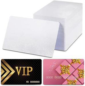 100 Pcs Sublimation Business Card Blanks - Sublimation Cards Sublimation Business Cards Double Sided White Aluminum Business Card Blanks Sublimation Id Card Blank - Sublimation Metal Business Cards