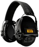 Sordin Pro-X LED Capsule hearing protectors 75302-X-13-S - EN 352 - Gel cushions, Leather strap & black capsules