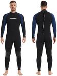 Lemorecn Wetsuit Men 3/2mm Back Zip