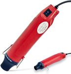 Mini Heat Gun, 300W Portable Heat Gun for Crafts, Fast Heating Handheld Hot Air Gun for DIY, Electronics Repairing, Wrapping, Soldering, Paint Removing and Watercolor Drying(RED)