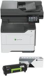 LEXMARK MX532adwe Monochrome Laser All-in-One Printer, Duplex, 4.3-inch Color Touch Screen, Up to 46 ppm (38S0820) Bundle with 66S1000 Black 5K Yield Toner Cartridge