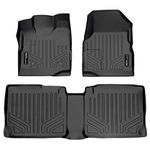 MAXLINER A0119/B0070 Floor Mats for Equinox/Terrain, 2011-2017 Complete Set, Black, Dual Floor Post