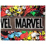 Captain america Superheroes Comic Book Print Multicolour ID and Card Bi-Fold Wallet,One Size