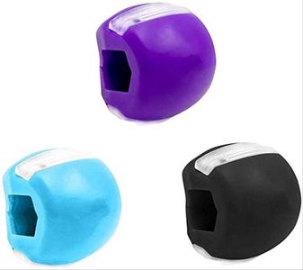 20 pcs Jaw Trainer,Jawline Exerciser Chew,3 Pcs Jaw Exerciser Chew Jawline Fitness Ball,Facial Exerciser for Facial Muscles Jawflex,Double Chin Exercise Device for Slim and Fit Face