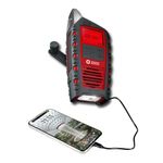 Eton American Red Cross Adventure Series Odyssey- Multi-Powered All-Band Radio (AM/FM/NOAA/Shortwave) with Bluetooth, Solar Powered, Battery Powered, LED Flashlight, Phone Charger