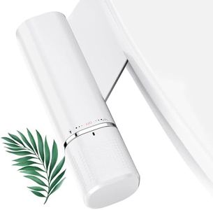 Bidet Aufsatz - Ultradünnes, minimalistisches Bidet für Toilette mit nicht elektrischer Doppeldüse (Front- und Heckwäsche), Frischwasser-Bidet-Toilettensitz-Befestigung