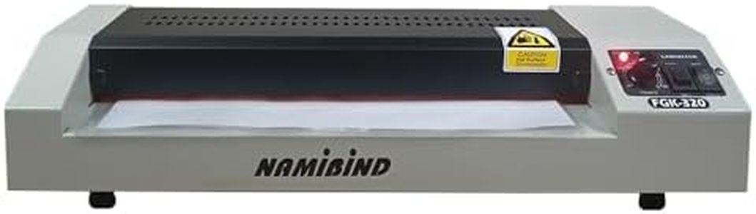 NAMIBIND Lamination Machine- Fully Automatic Professional Laminating Machine/Laminator for Upto A4 Size with Hot and Cold Lamination