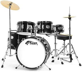 Tiger JDS14-BK Junior Kit de 5 Batteries Acoustiques - Noir
