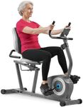 JLL Exercise Bike for Home Use, Magnetic Recumbent Exercise Bike for Seniors, Smart Bluetooth Compatible with Exclusive SunnyFit App, Indoor Stationary Bike with LCD Display
