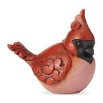 Enesco Jim Shore Heartwood Creek Luck in The Air Cardinal Bird Figurine, 4.49 Inch, Red