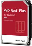 Western Digital 6TB WD Red Plus NAS Internal Hard Drive HDD - 5400 RPM, SATA 6 Gb/s, CMR, 256 MB Cache, 3.5" -WD60EFPX