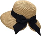 Verabella Womens Straw Beach Hat Li