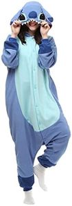 Adult Stich costume Onesie Animal Pajamas Halloween Cosplay Costumes Sleepwear Homewear Party Wear Blue