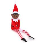 Captivating Red Regular Long Leg Soft Body Black Elf Boy Doll - 12" (1 Pc.) - Perfect For Elf Enthusiasts And Fantasy Collectors