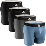 Real Men 7in Nylon Boxer Briefs A P